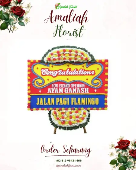 Sewa Papan Bunga Sarageni